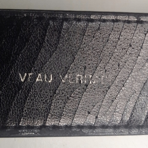 Chanel Rare Vintage AW 1997  collection Black Enamel/Buckle Patent Leather Belt - Picture 7 of 8